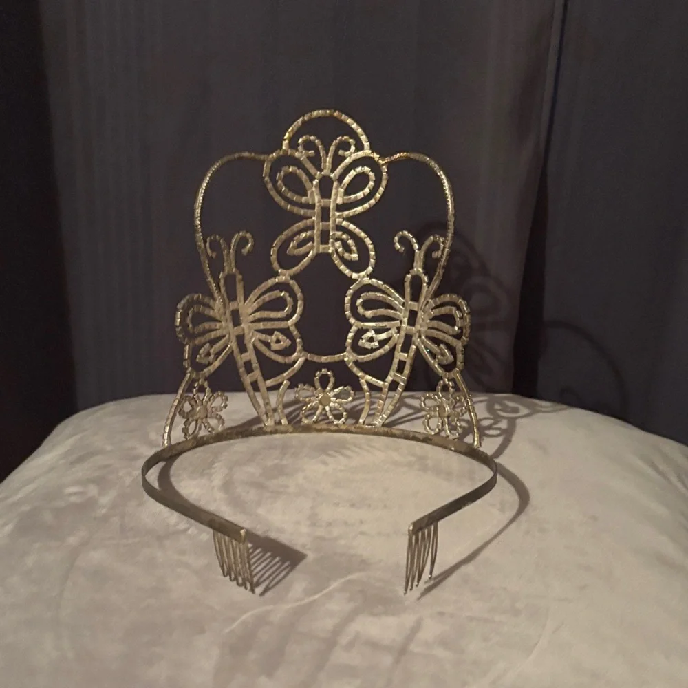 Colorful Rhinestone Tiara - Picture 3 of 3